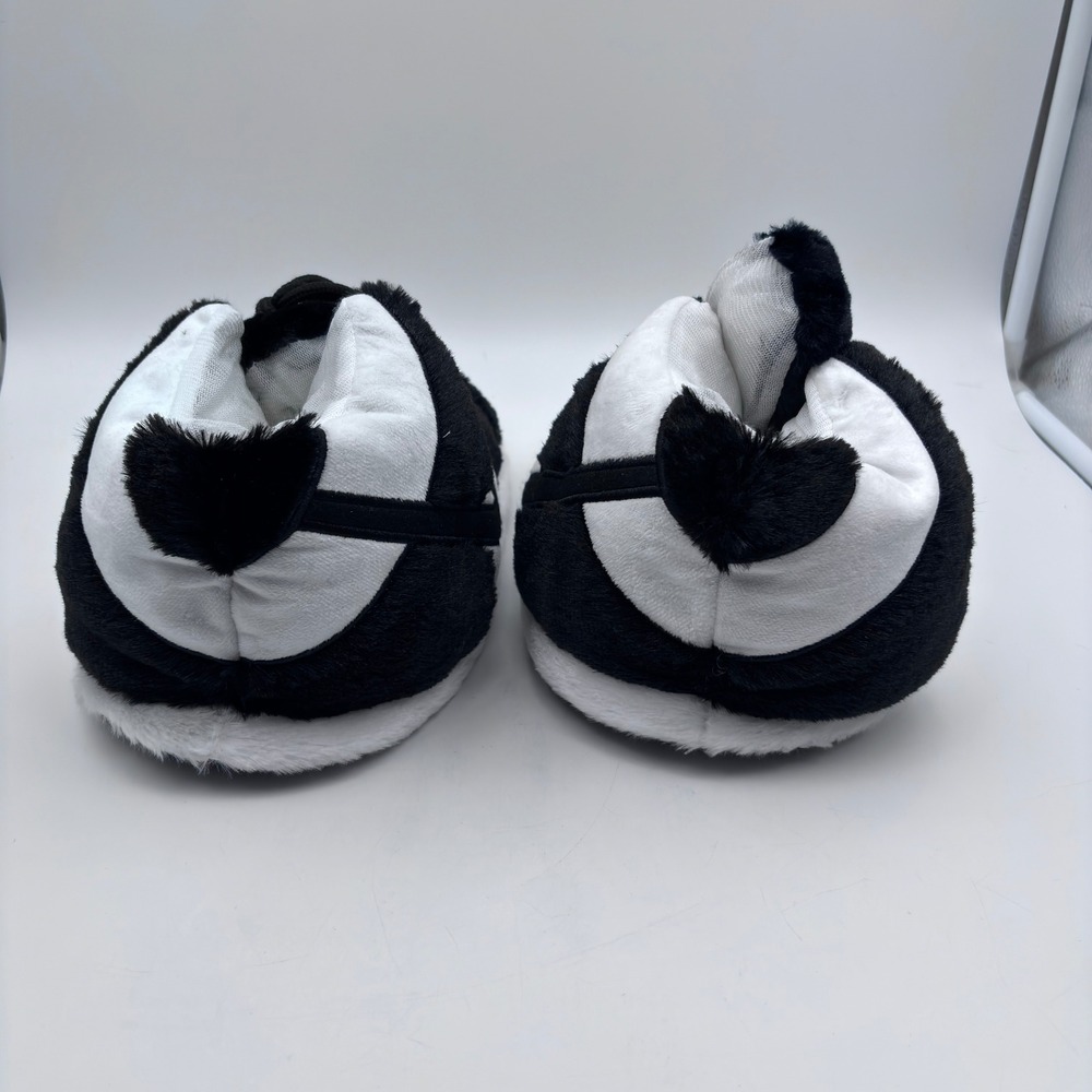 Nike Dunk SB Style Plush Slippers Panda Black One Size Fits Most **Brand New! - Picture 7 of 10